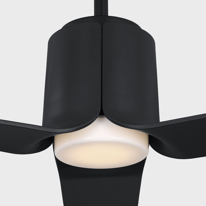 Myhouse Lighting Visual Comfort Fan - 3PESM66MBKD - 66"Ceiling Fan - Peel Smart 66 LED - Midnight Black