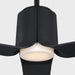 Myhouse Lighting Visual Comfort Fan - 3PESM66MBKD - 66"Ceiling Fan - Peel Smart 66 LED - Midnight Black