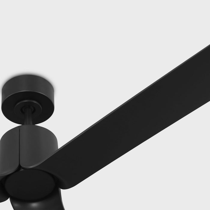 Myhouse Lighting Visual Comfort Fan - 3PESM66MBKD - 66"Ceiling Fan - Peel Smart 66 LED - Midnight Black