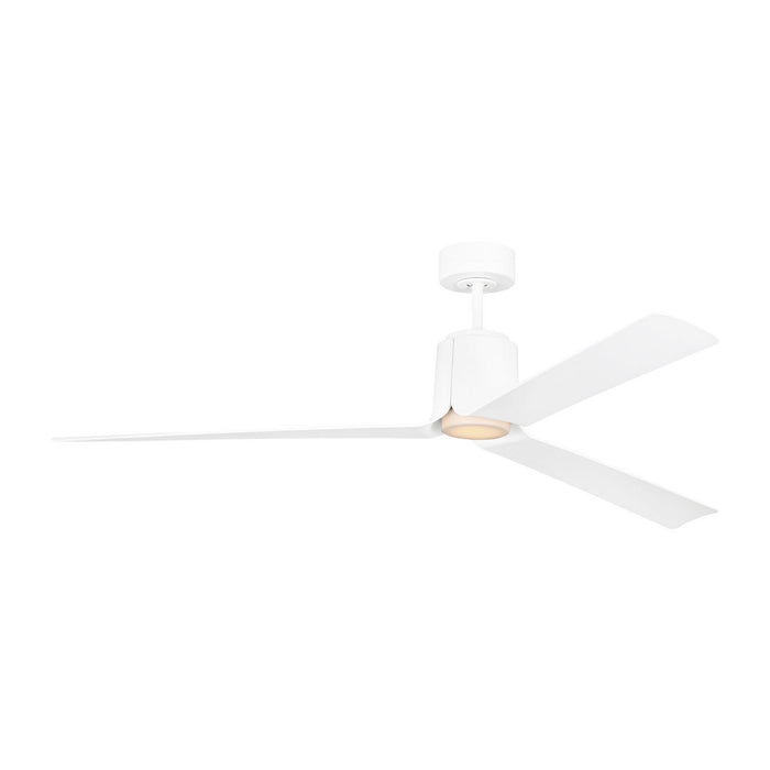 Myhouse Lighting Visual Comfort Fan - 3PESM66RZWD - 66"Ceiling Fan - Peel Smart 66 LED - Matte White