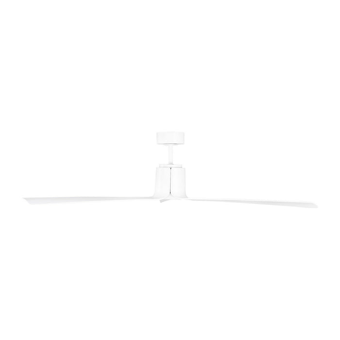 Myhouse Lighting Visual Comfort Fan - 3PESM66RZWD - 66"Ceiling Fan - Peel Smart 66 LED - Matte White