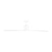 Myhouse Lighting Visual Comfort Fan - 3PESM66RZWD - 66"Ceiling Fan - Peel Smart 66 LED - Matte White
