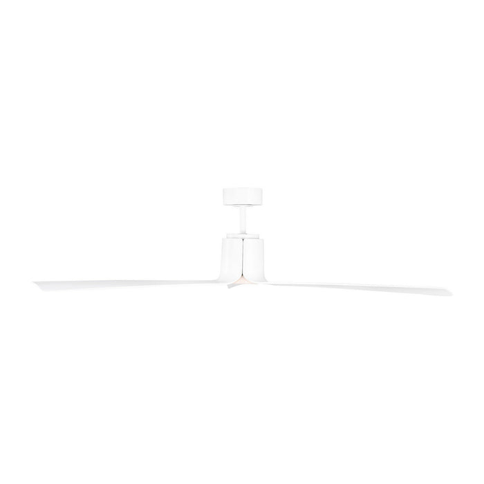 Myhouse Lighting Visual Comfort Fan - 3PESM66RZWD - 66"Ceiling Fan - Peel Smart 66 LED - Matte White