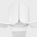 Myhouse Lighting Visual Comfort Fan - 3PESM66RZWD - 66"Ceiling Fan - Peel Smart 66 LED - Matte White