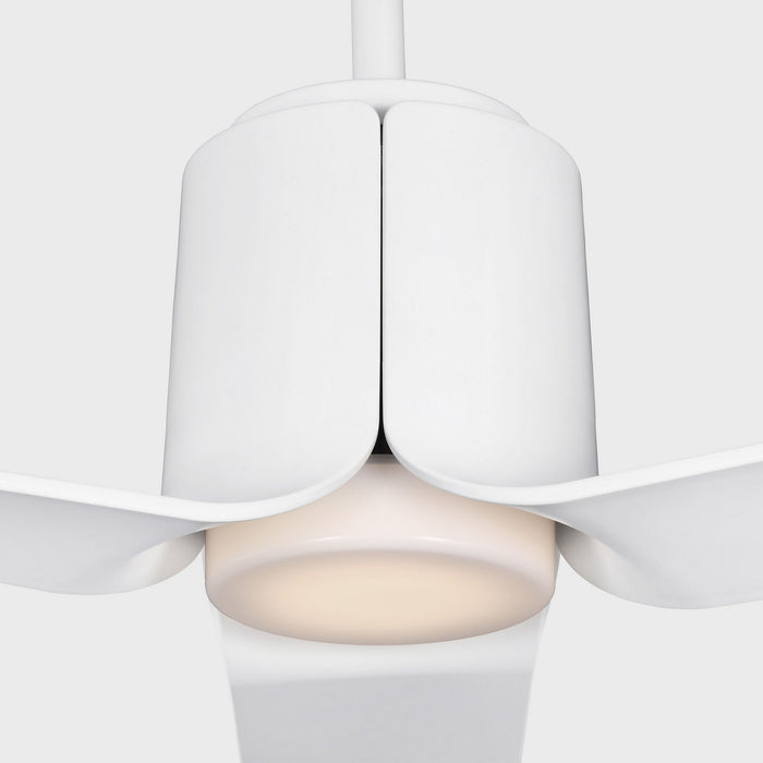 Myhouse Lighting Visual Comfort Fan - 3PESM66RZWD - 66"Ceiling Fan - Peel Smart 66 LED - Matte White