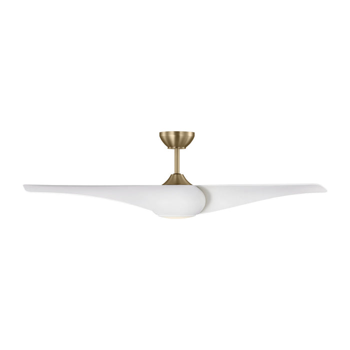 Myhouse Lighting Visual Comfort Fan - 3TNSM52BBSD - 52"Ceiling Fan - Topan Smart 52 LED - Burnished Brass