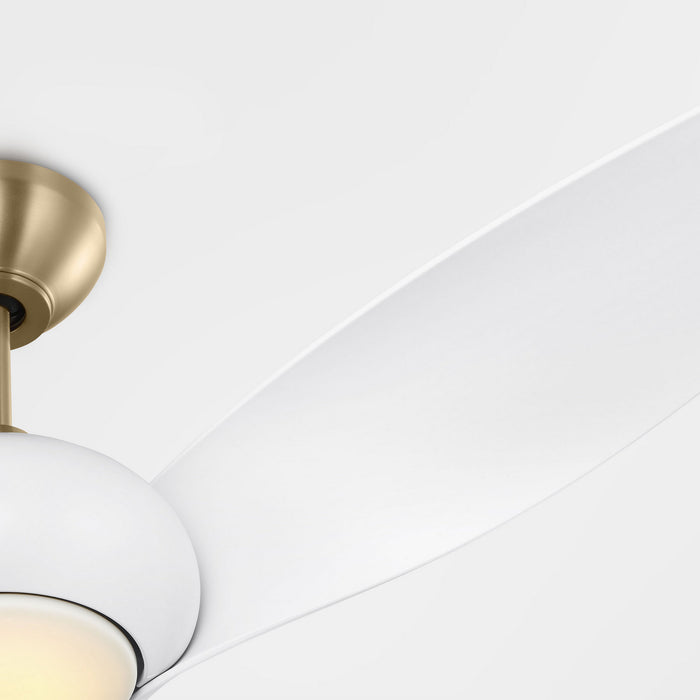 Myhouse Lighting Visual Comfort Fan - 3TNSM52BBSD - 52"Ceiling Fan - Topan Smart 52 LED - Burnished Brass
