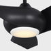Myhouse Lighting Visual Comfort Fan - 3TNSM52MBKD - 52"Ceiling Fan - Topan Smart 52 LED - Midnight Black