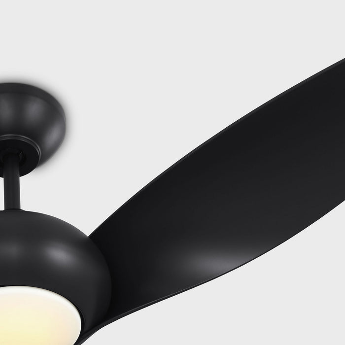 Myhouse Lighting Visual Comfort Fan - 3TNSM52MBKD - 52"Ceiling Fan - Topan Smart 52 LED - Midnight Black
