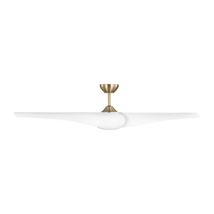 Myhouse Lighting Visual Comfort Fan - 3TNSM60BBSD - 60"Ceiling Fan - Topan Smart 60 LED - Burnished Brass