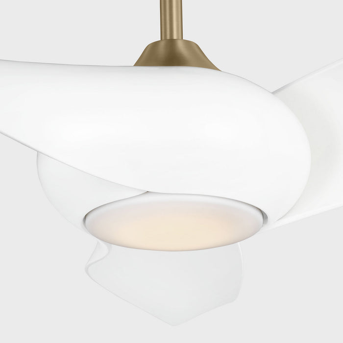 Myhouse Lighting Visual Comfort Fan - 3TNSM60BBSD - 60"Ceiling Fan - Topan Smart 60 LED - Burnished Brass