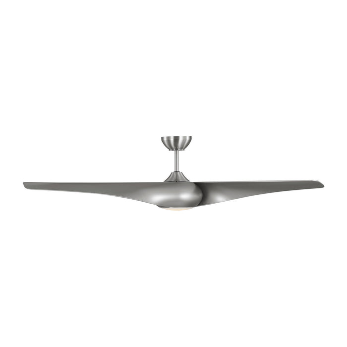 Myhouse Lighting Visual Comfort Fan - 3TNSM60BSD - 60"Ceiling Fan - Topan Smart 60 LED - Brushed Steel