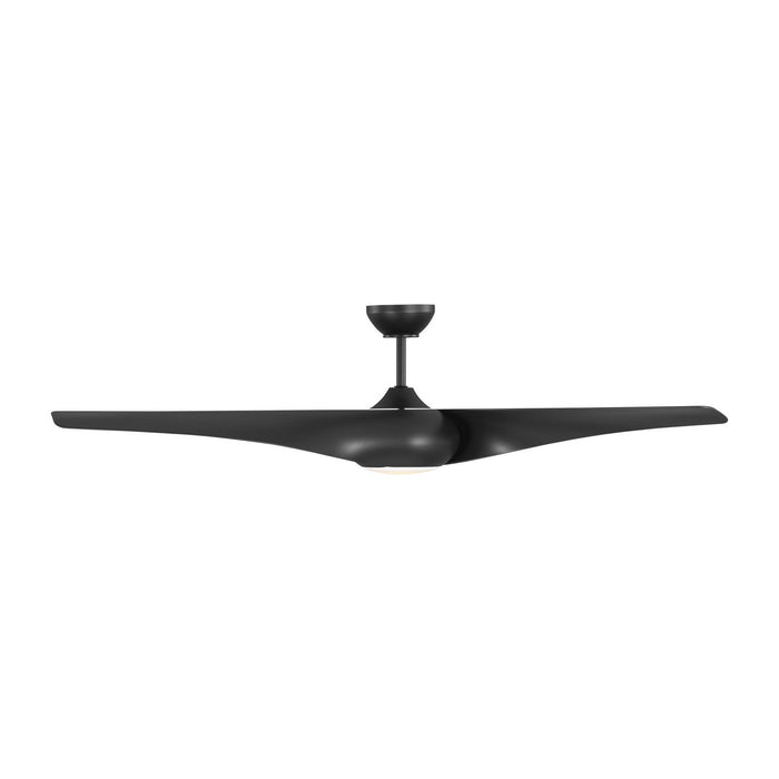 Myhouse Lighting Visual Comfort Fan - 3TNSM60MBKD - 60"Ceiling Fan - Topan Smart 60 LED - Midnight Black