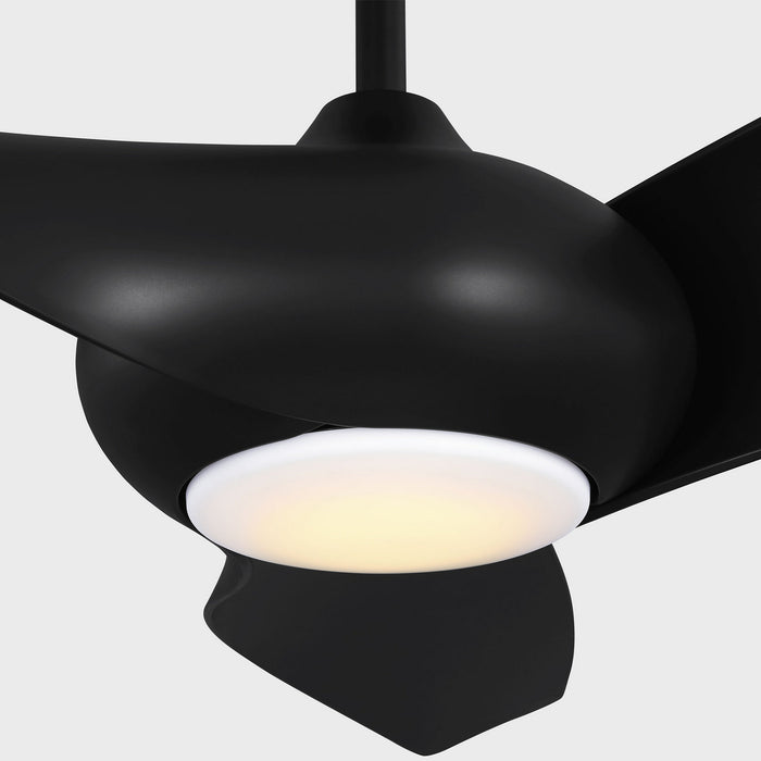 Myhouse Lighting Visual Comfort Fan - 3TNSM60MBKD - 60"Ceiling Fan - Topan Smart 60 LED - Midnight Black