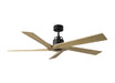 Myhouse Lighting Visual Comfort Fan - 5ASPR56MBKNH - 56"Ceiling Fan - Aspen 56 - Midnight Black