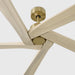 Myhouse Lighting Visual Comfort Fan - 5ASPR70BBSWWO - 70"Ceiling Fan - Aspen 70 - Burnished Brass