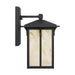 Myhouse Lighting Generation Lighting - 8652701CG-12 - One Light Outdoor Wall Lantern - Tomek - Black