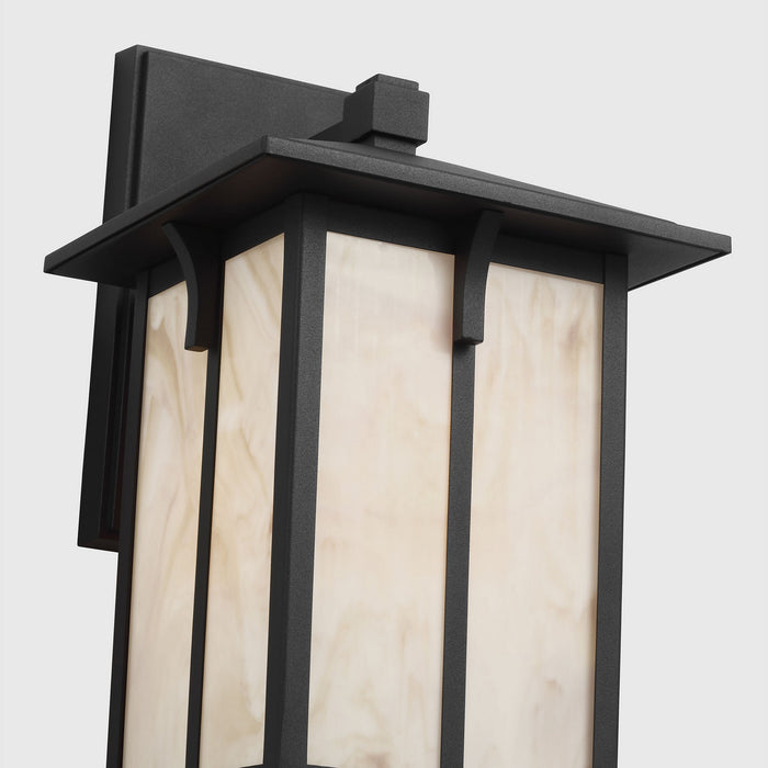 Myhouse Lighting Generation Lighting - 8652701CG-12 - One Light Outdoor Wall Lantern - Tomek - Black