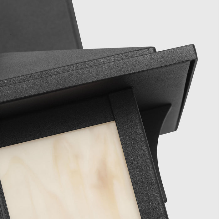 Myhouse Lighting Generation Lighting - 8652701CG-12 - One Light Outdoor Wall Lantern - Tomek - Black