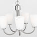 Myhouse Lighting Generation Lighting - GLC1115BS - Five Light Chandelier - Miles - Brushed Nickel