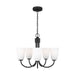 Myhouse Lighting Generation Lighting - GLC1115MBK - Five Light Chandelier - Miles - Midnight Black
