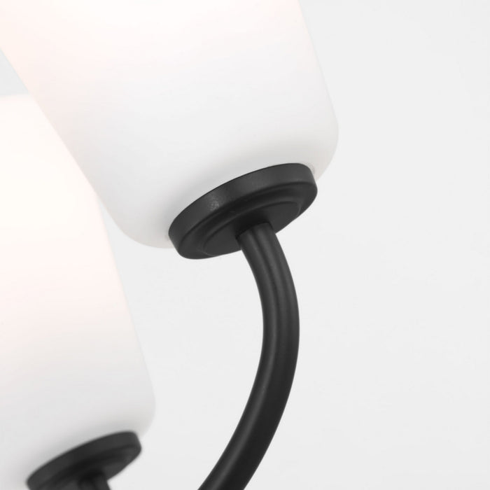 Myhouse Lighting Generation Lighting - GLC1115MBK - Five Light Chandelier - Miles - Midnight Black