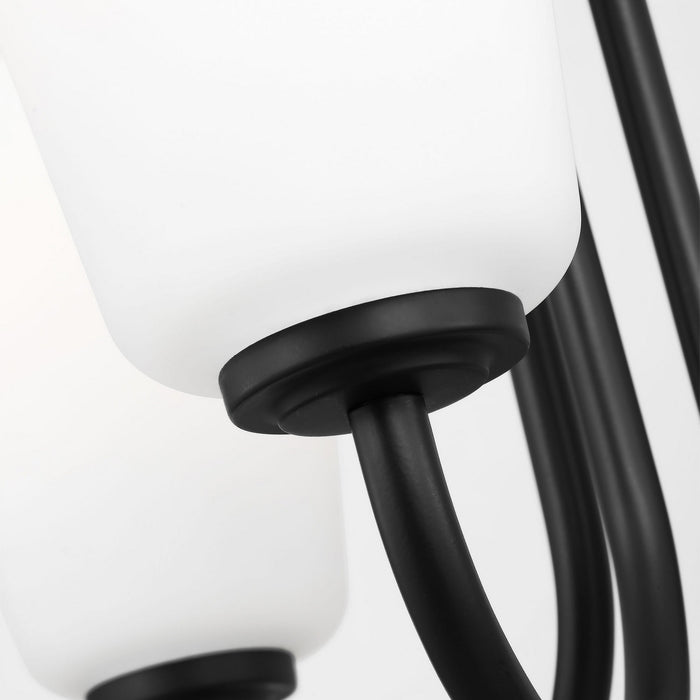 Myhouse Lighting Generation Lighting - GLC1123MBK - Three Light Chandelier - Miles - Midnight Black