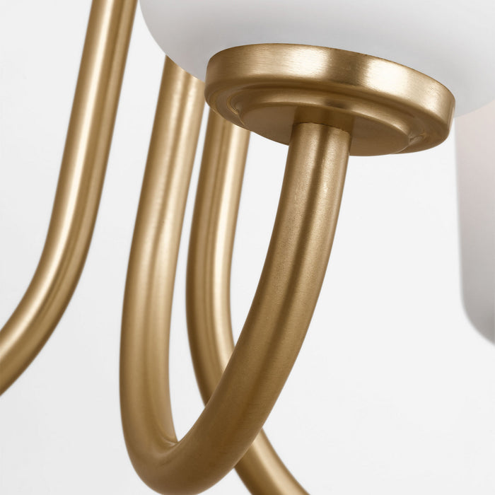 Myhouse Lighting Generation Lighting - GLC1123SB - Three Light Chandelier - Miles - Satin Brass