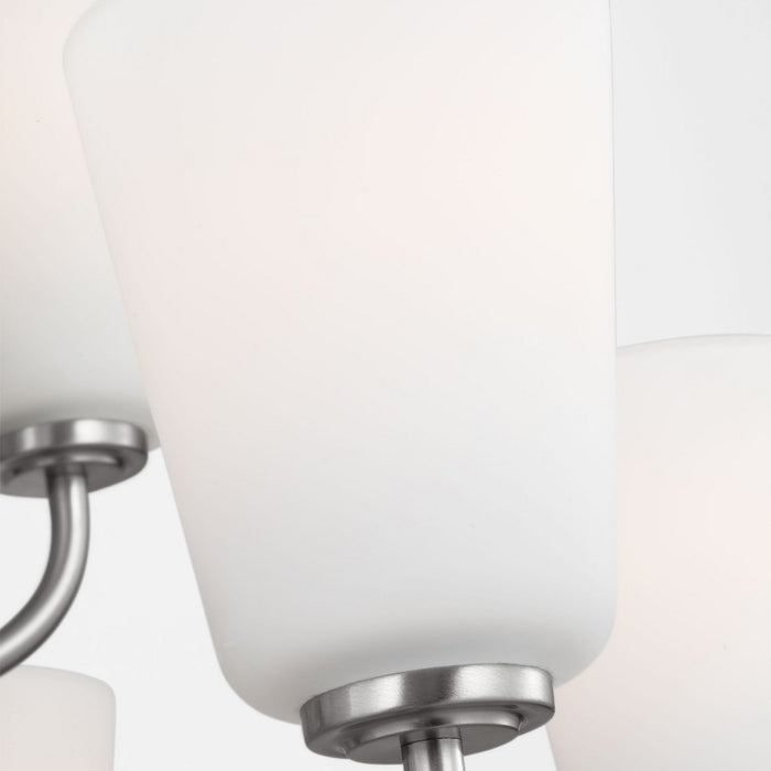 Myhouse Lighting Generation Lighting - GLC1139BS - Nine Light Chandelier - Miles - Brushed Nickel