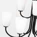 Myhouse Lighting Generation Lighting - GLC1139MBK - Nine Light Chandelier - Miles - Midnight Black
