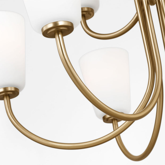 Myhouse Lighting Generation Lighting - GLC1139SB - Nine Light Chandelier - Miles - Satin Brass