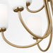 Myhouse Lighting Generation Lighting - GLC1139SB - Nine Light Chandelier - Miles - Satin Brass