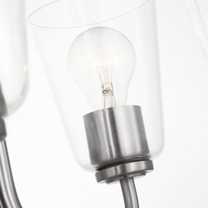 Myhouse Lighting Generation Lighting - GLC1145BS - Five Light Chandelier - Miles - Brushed Nickel