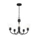 Myhouse Lighting Generation Lighting - GLC1145MBK - Five Light Chandelier - Miles - Midnight Black
