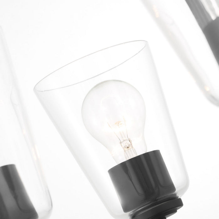 Myhouse Lighting Generation Lighting - GLC1145MBK - Five Light Chandelier - Miles - Midnight Black