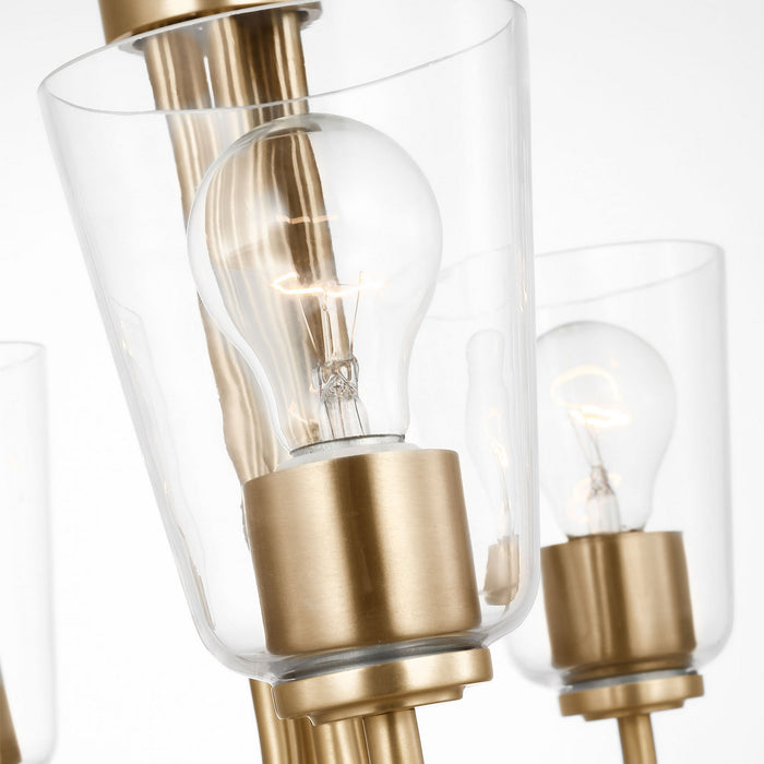 Myhouse Lighting Generation Lighting - GLC1145SB - Five Light Chandelier - Miles - Satin Brass