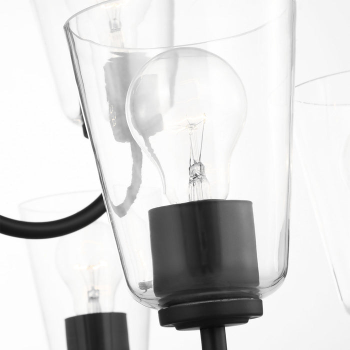 Myhouse Lighting Generation Lighting - GLC1169MBK - Nine Light Chandelier - Miles - Midnight Black