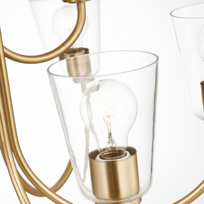 Myhouse Lighting Generation Lighting - GLC1169SB - Nine Light Chandelier - Miles - Satin Brass