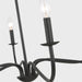 Myhouse Lighting Generation Lighting - GLC1196MBK - Six Light Chandelier - Abells - Midnight Black
