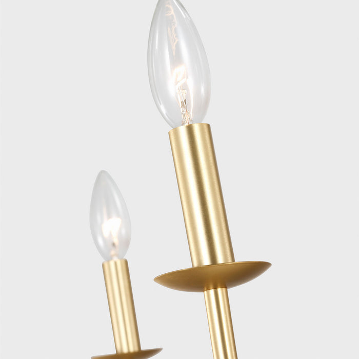Myhouse Lighting Generation Lighting - GLC1196SB - Six Light Chandelier - Abells - Satin Brass