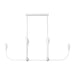 Myhouse Lighting Generation Lighting - GLC1226MWT - Six Light Linear Chandelier - Maya - Matte White