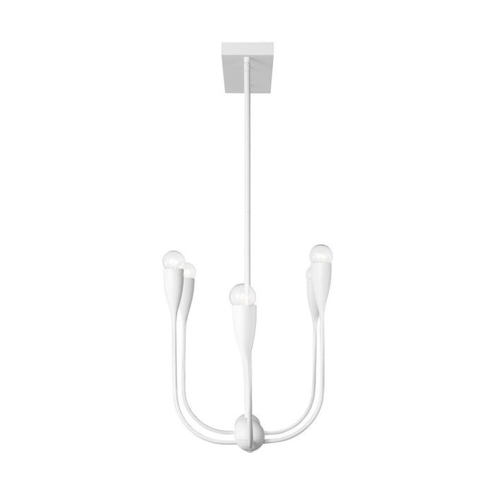 Myhouse Lighting Generation Lighting - GLC1226MWT - Six Light Linear Chandelier - Maya - Matte White