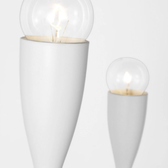 Myhouse Lighting Generation Lighting - GLC1226MWT - Six Light Linear Chandelier - Maya - Matte White