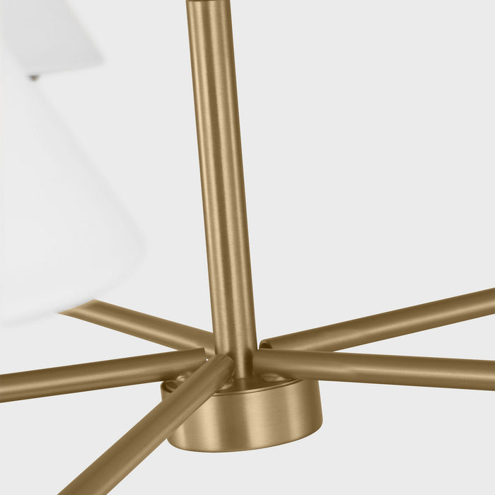 Myhouse Lighting Generation Lighting - GLC1235SB - Five Light Chandelier - Mendota - Satin Brass
