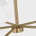 Myhouse Lighting Generation Lighting - GLC1235SB - Five Light Chandelier - Mendota - Satin Brass