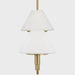 Myhouse Lighting Generation Lighting - GLC1244SB - Four Light Chandelier - Mendota - Satin Brass
