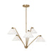 Myhouse Lighting Generation Lighting - GLC1255SB - Chandelier - Werley - Satin Brass