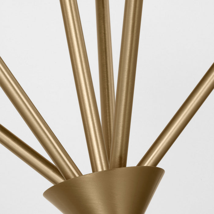 Myhouse Lighting Generation Lighting - GLC1255SB - Chandelier - Werley - Satin Brass