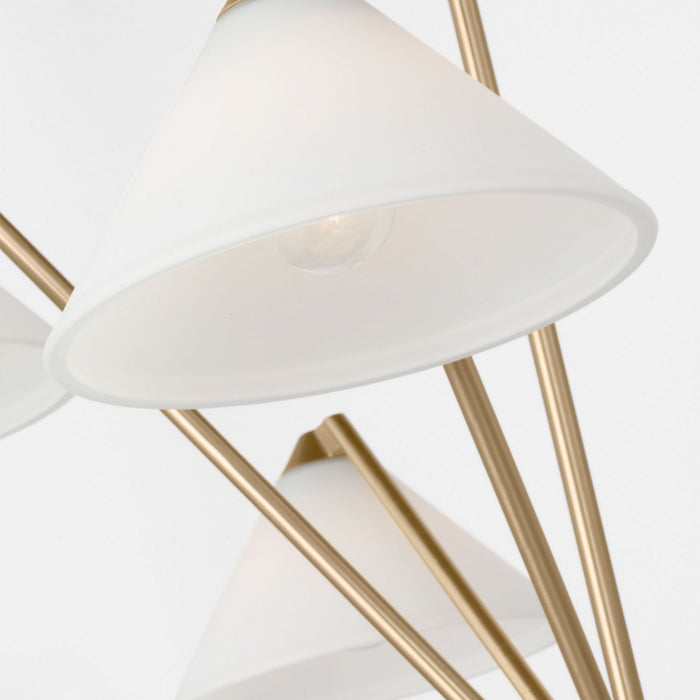 Myhouse Lighting Generation Lighting - GLC1255SB - Chandelier - Werley - Satin Brass