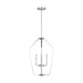 Myhouse Lighting Generation Lighting - GLC1264BS - Four Light Chandelier - Kennan - Brushed Nickel